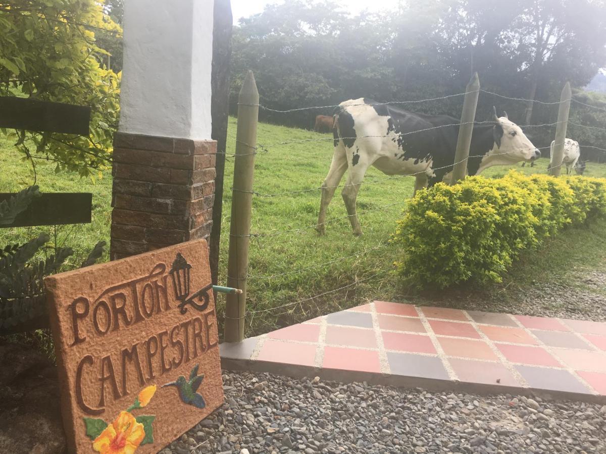 Casa Hotel Porton Campestre Jardín Extérieur photo
